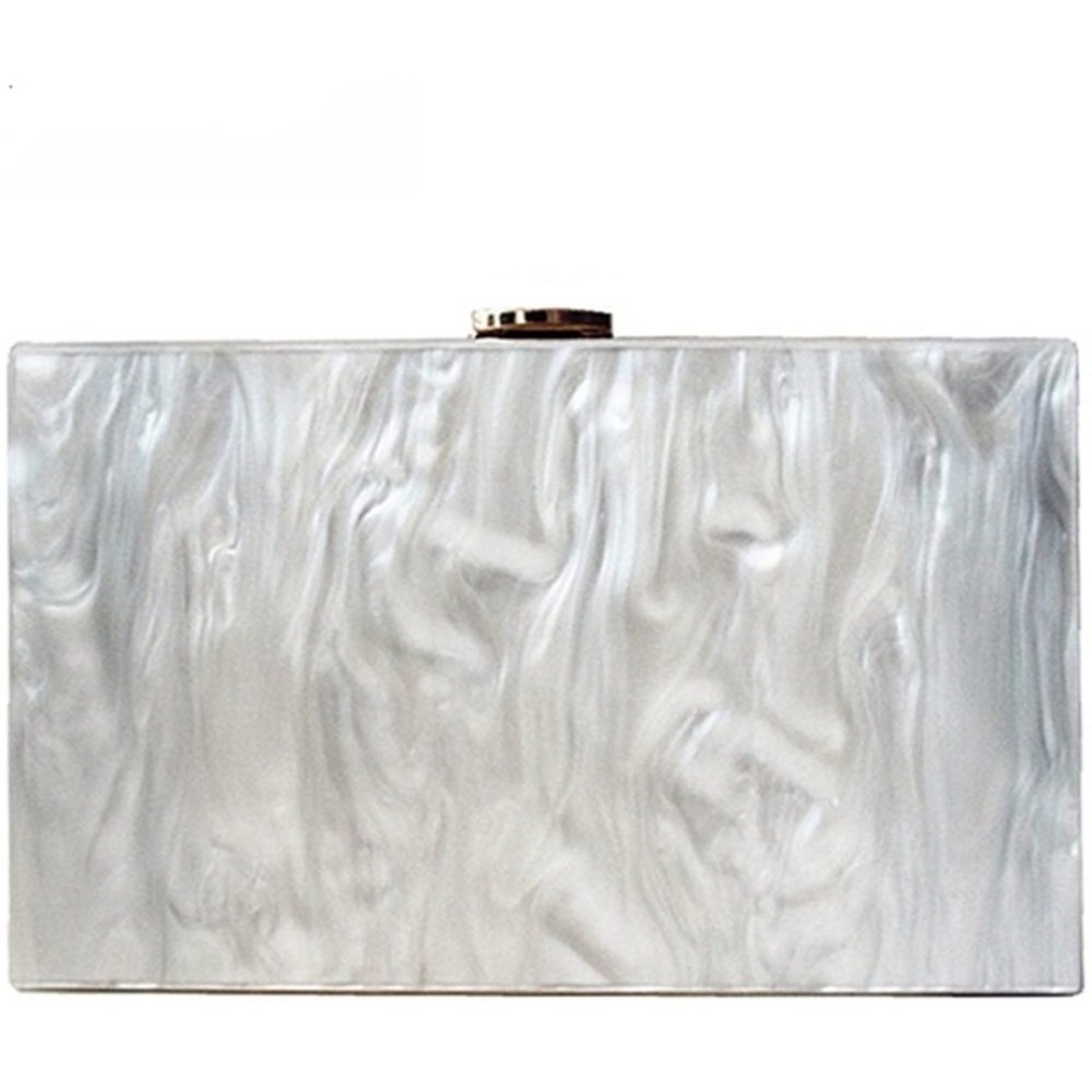 Acrylic Pearl Clutch